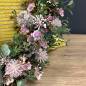 Preview: Kranz Seidenblumen silber, rosa, grün | handgefertigt | Mooie Tijd
